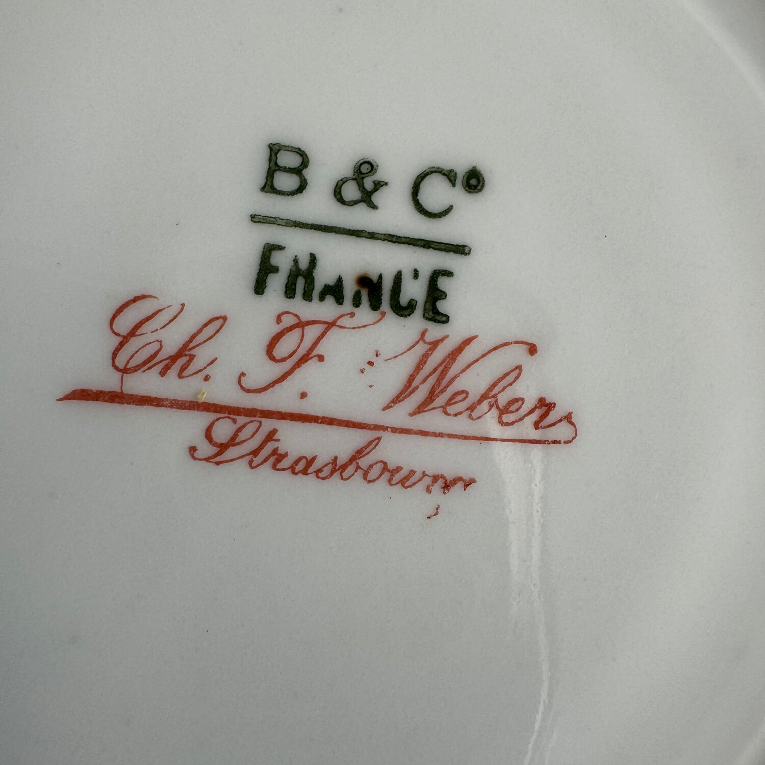 Set of 6 Teacups with Saucers | Bernardaud circa 1900