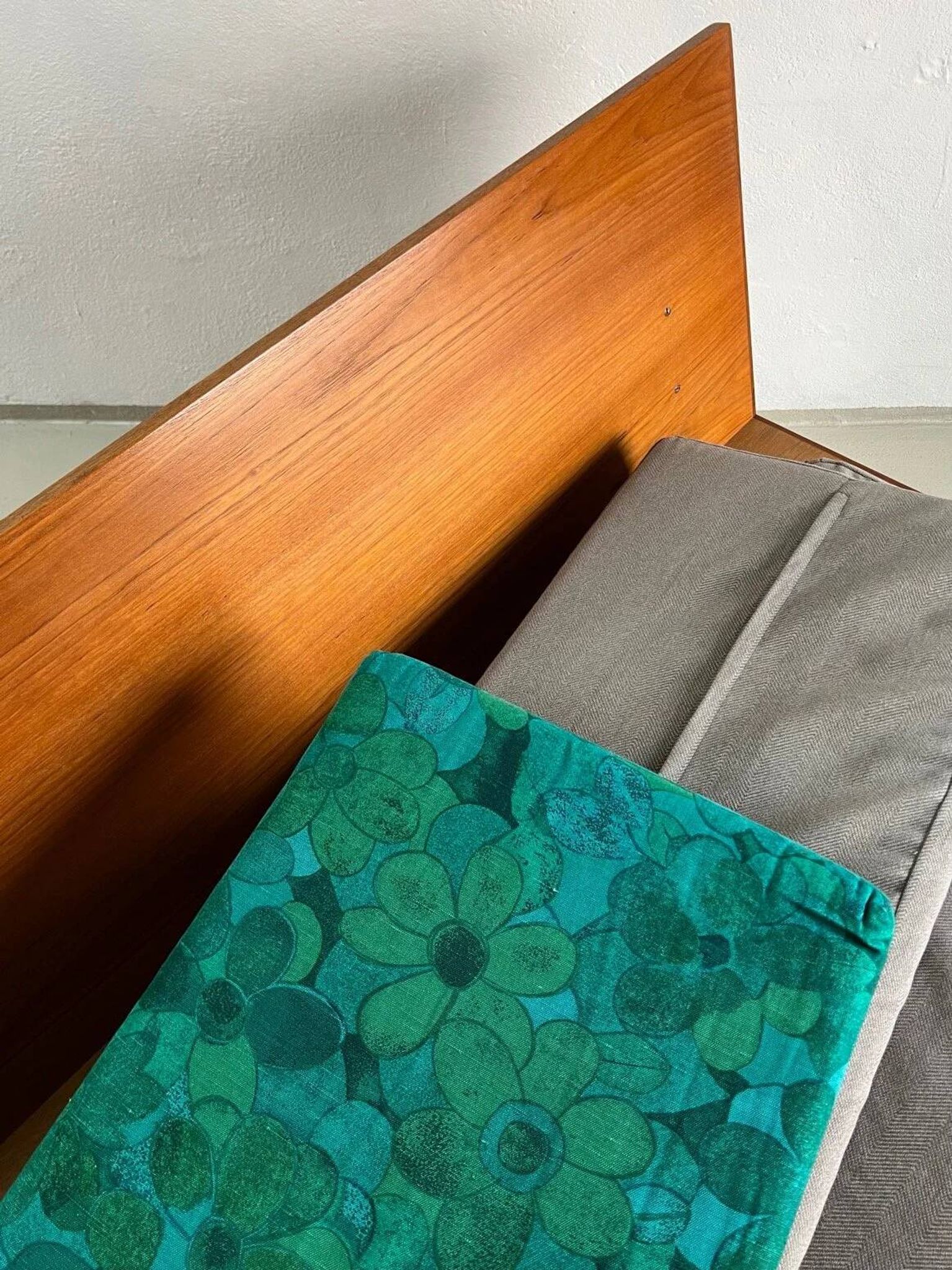 Teak daybed sofa by Gustaf Hiort Af Ornäs | Finland | 1950s