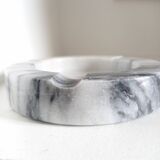 Round marble ashtray