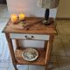 Country chic console side table
