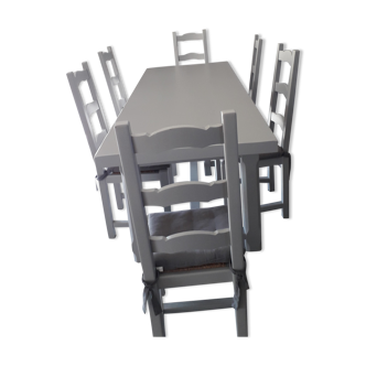 Table and chairs