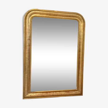 Large mirror gold 77x110cm