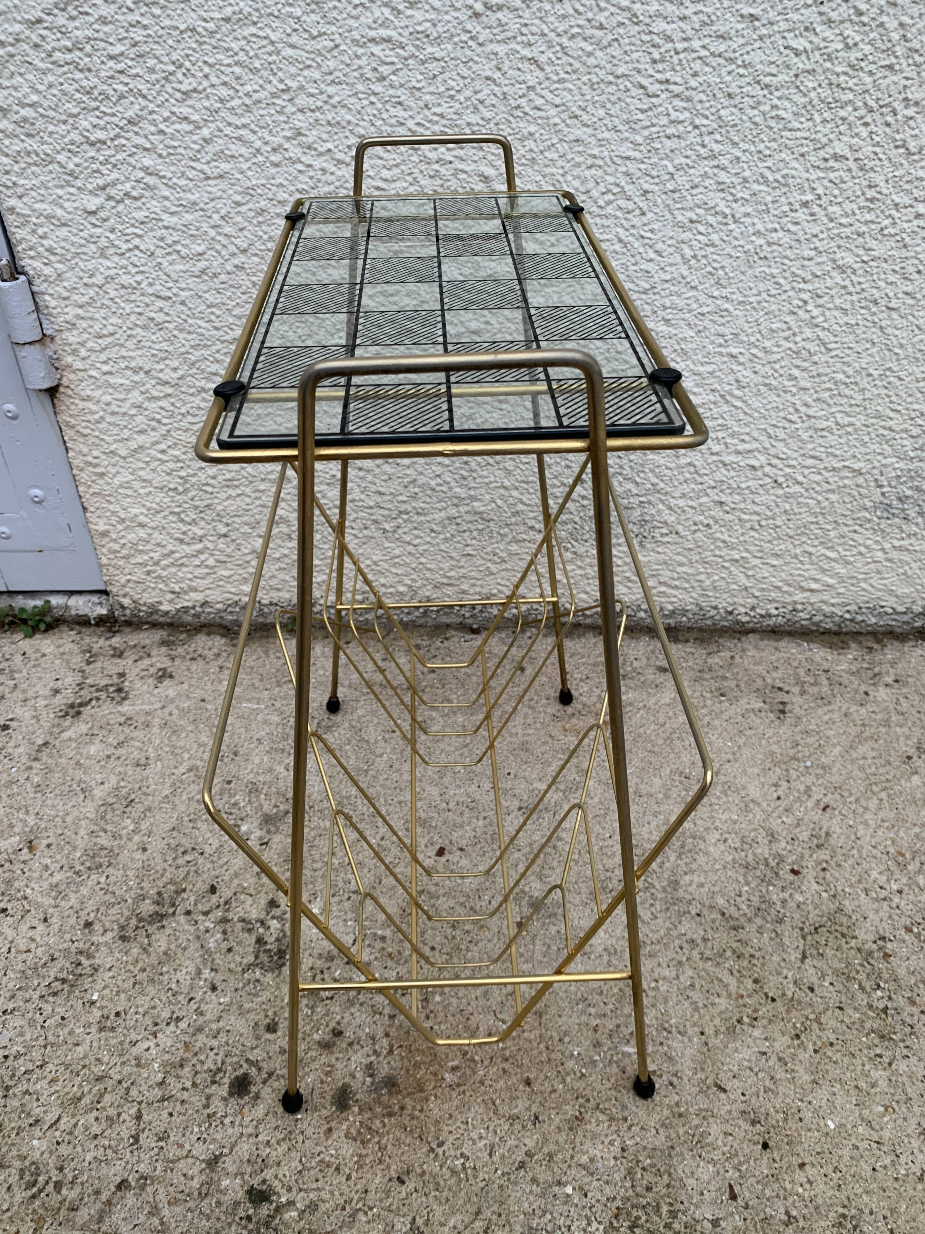 Vintage magazine holder