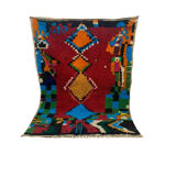 Handcrafted Moroccan Berber carpet 156 X 106 CM