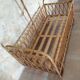 Old rattan bed