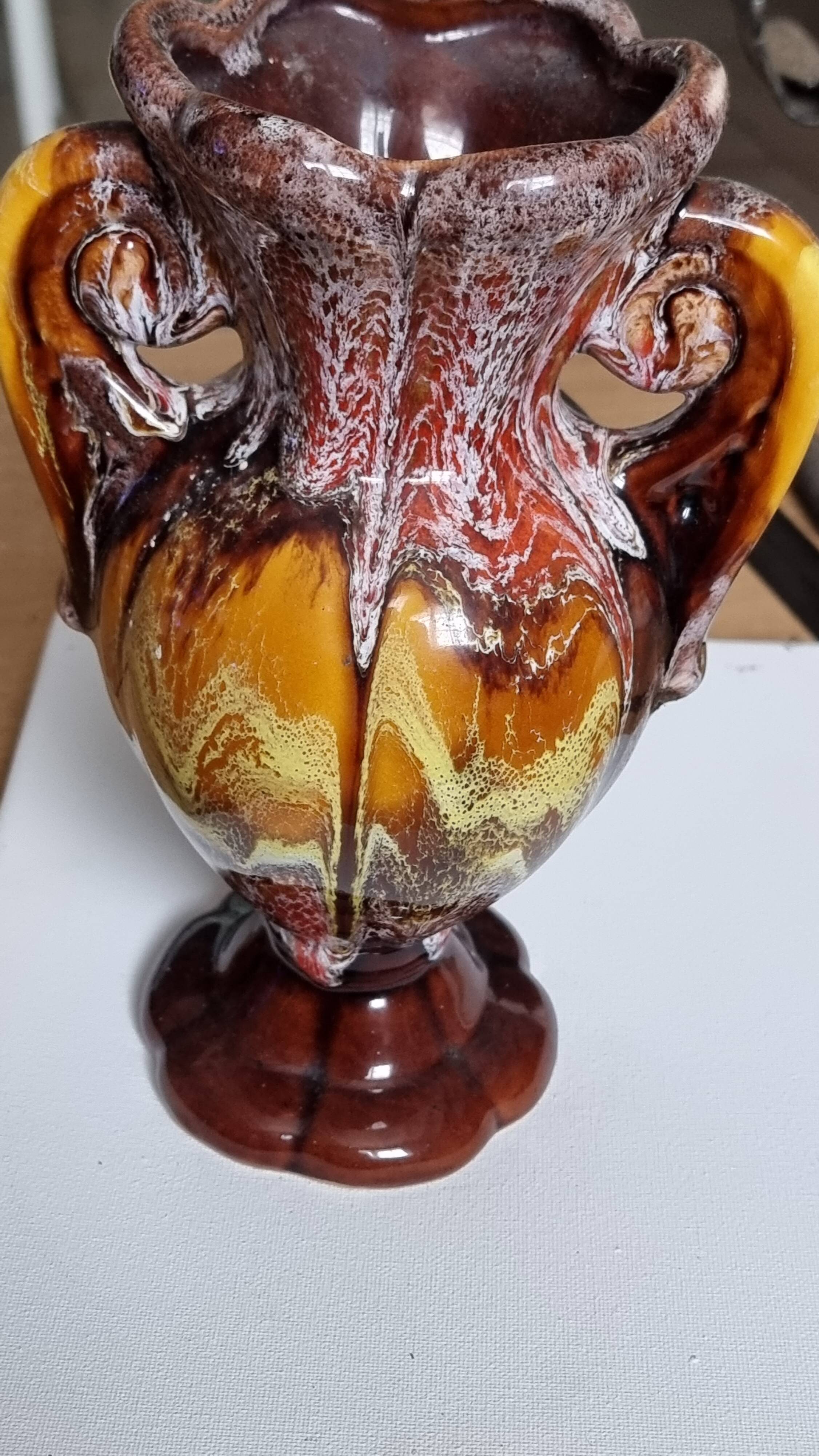 Vase ansé style Vallauris