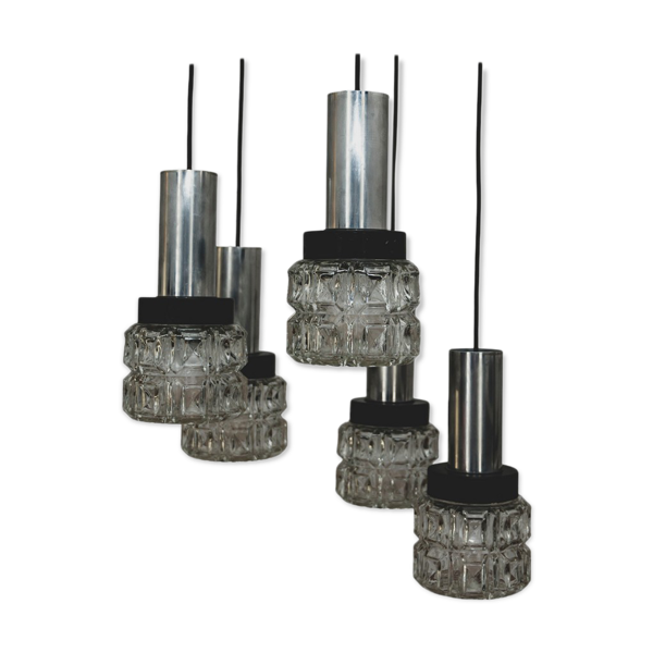 Lustre cascade 5 feux