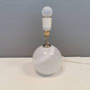 Beautiful table lamp, model Misty by Torben Jørgensen, Holmegaard Glassworks Denmark 1980.
