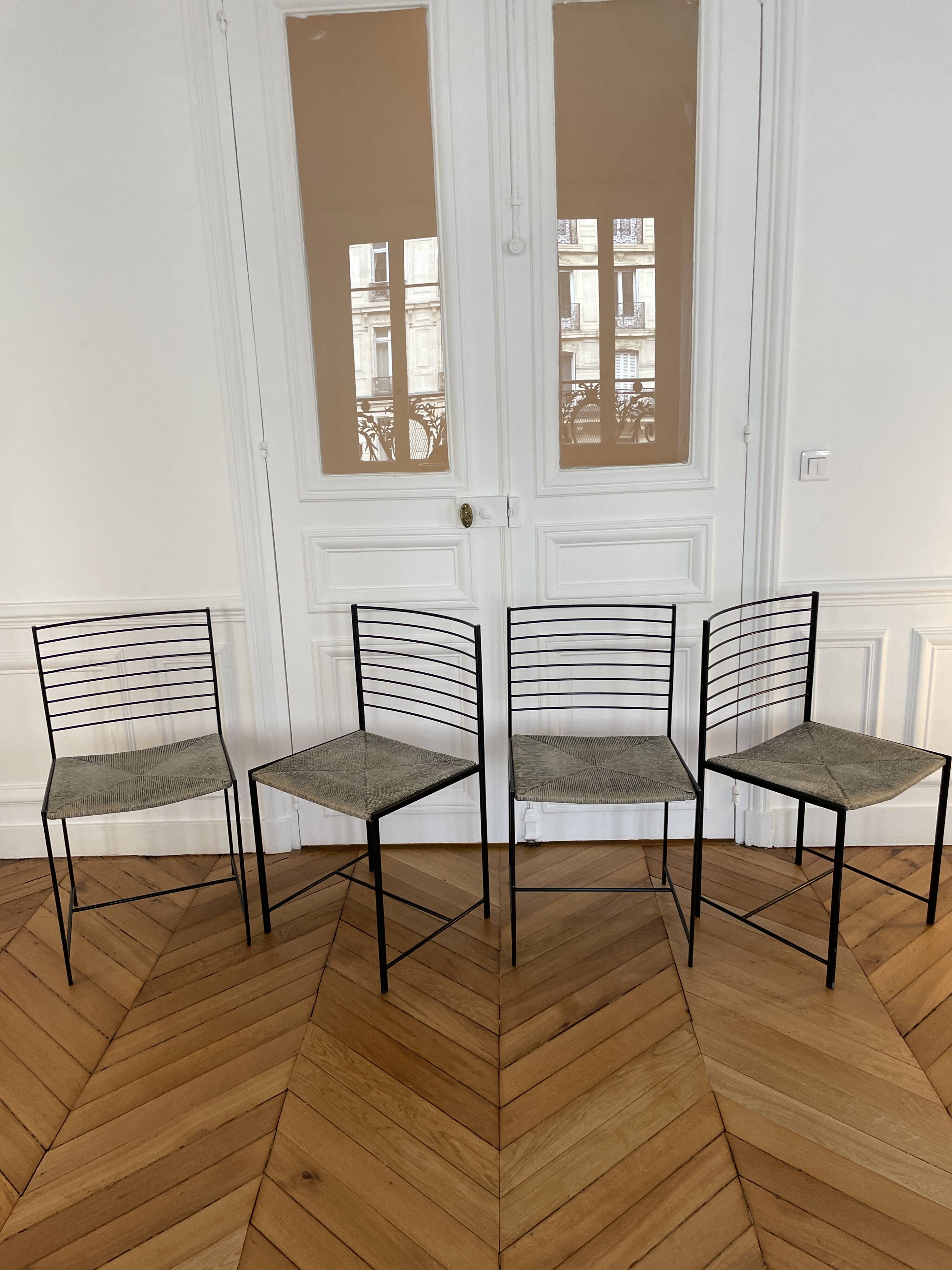 Spaghetti Chair Giandomenico Belotti for Cidue - Woven Paper Finish
