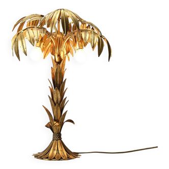 Lampe de Table en Métal Doré par Hans Kögl circa 1970
