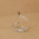 Crystal lamp foot Maison Daum France circa 1960