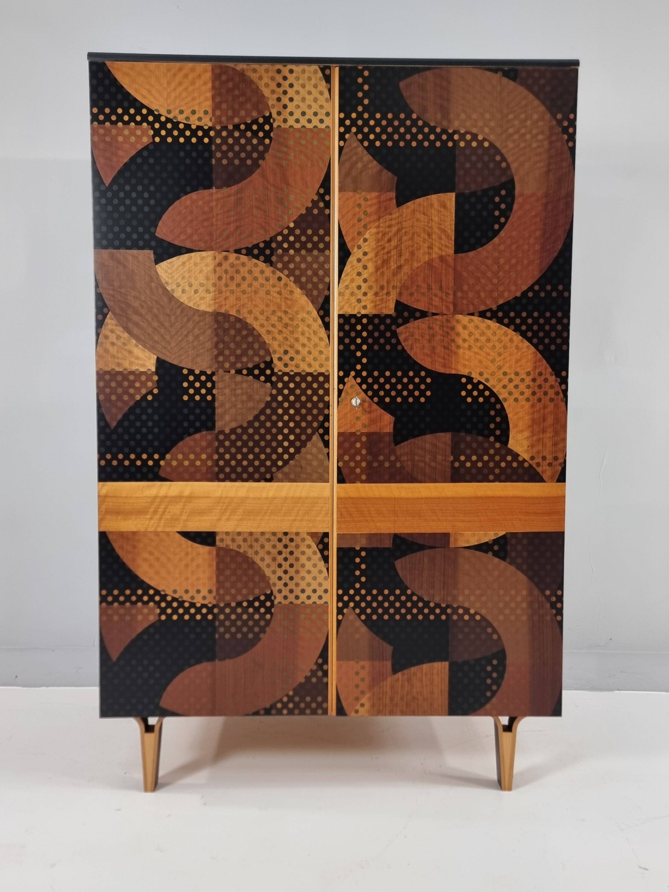 Vintage Beech Wardrobe, 1970s