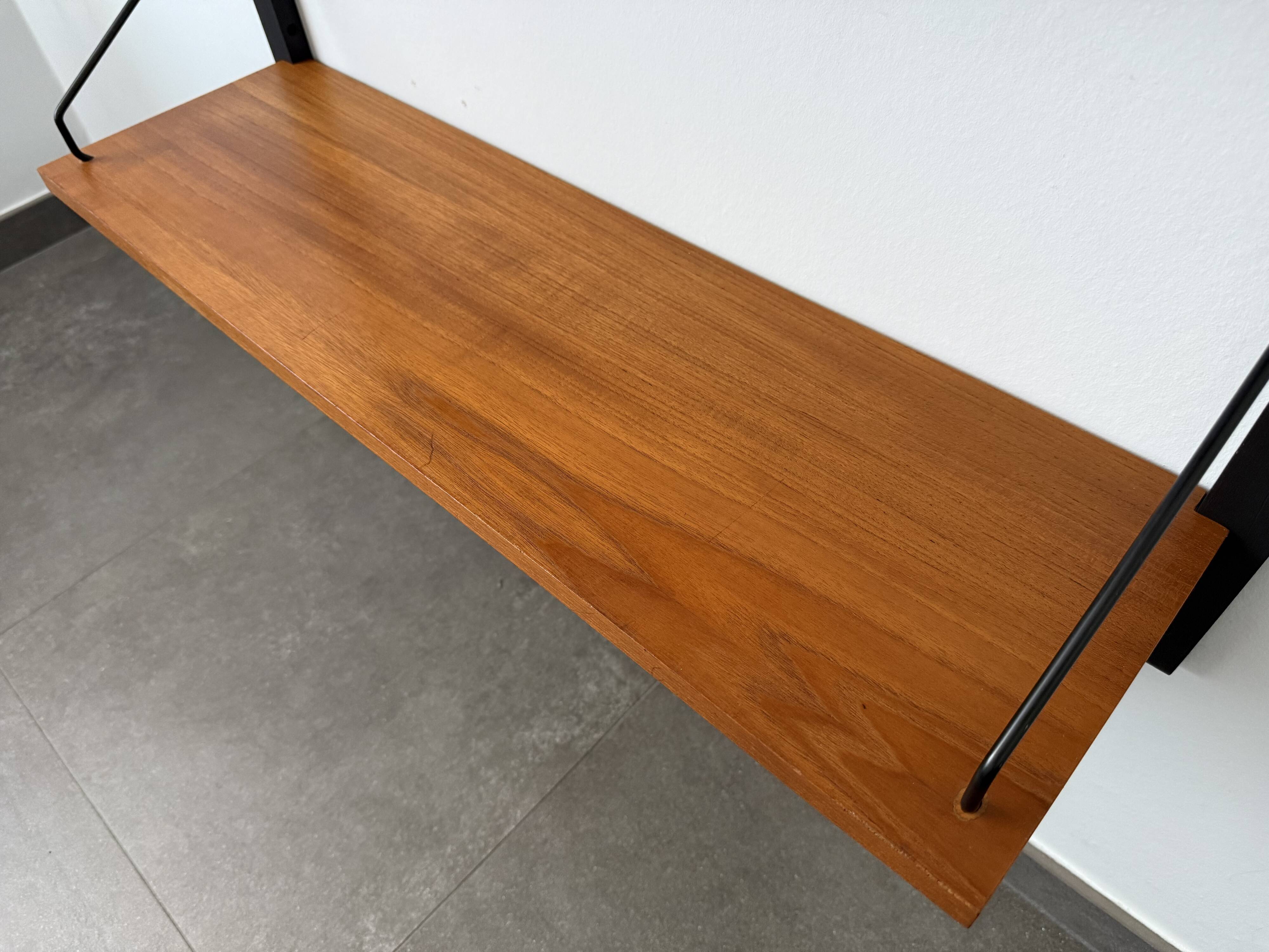 Cadovius Scandinavian wall shelves from the 60s