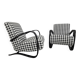 Ensemble de fauteuils H-269 par Jindřich Halabala, années 1940.