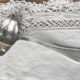 Ercuis silver-plated metal sauce spoon / ladle, ribbon model