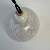 Lot 3 anciennes suspensions en verre de clichy vintage