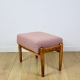 Edmund Homa stool pink boucle seat