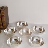 Silver metal cups