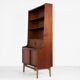Midcentury Danish book shelf secretaire in teak by Nexø 1960s