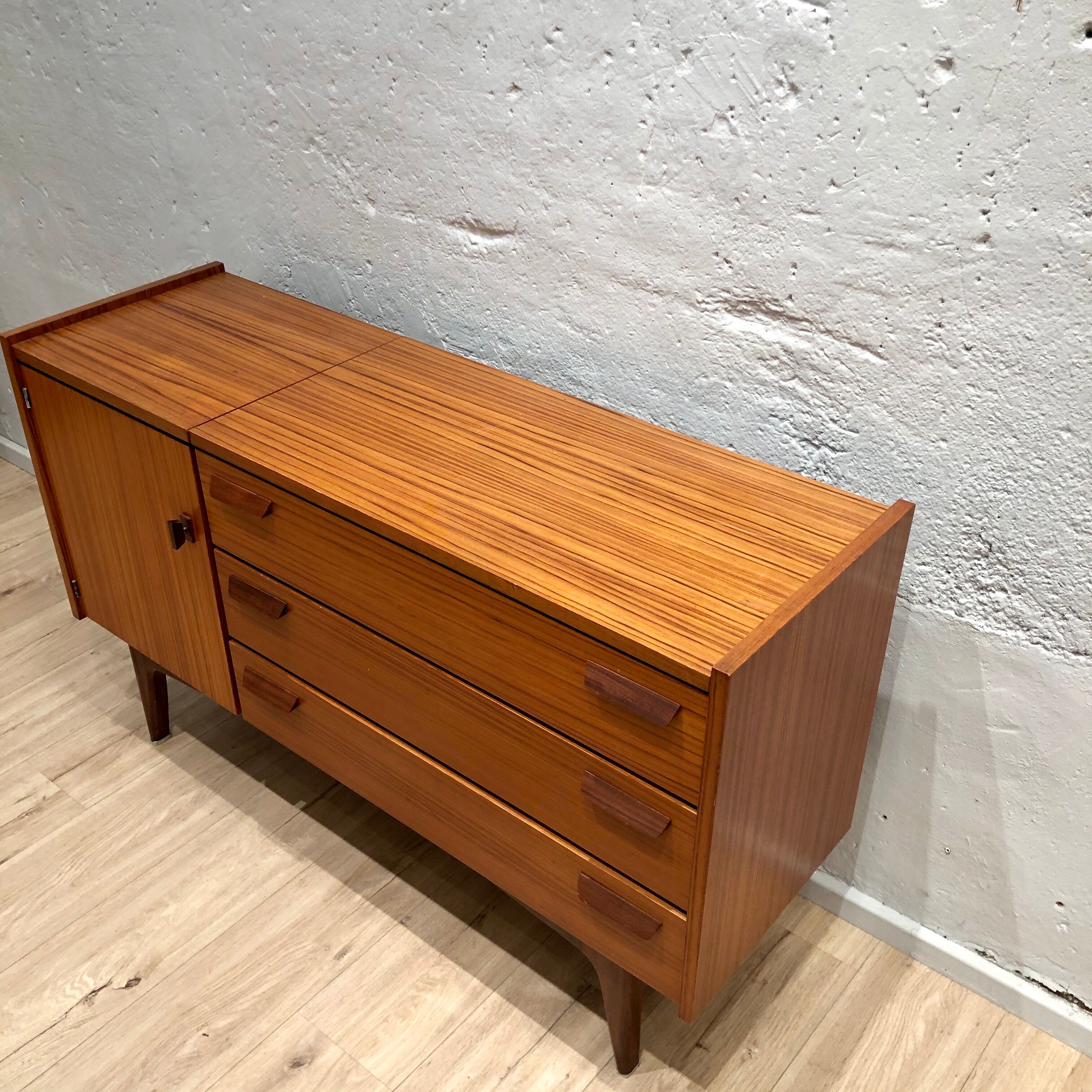 Roger Landault 1960 hairdresser in teak