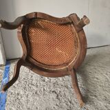 Louis XV caned office chair, 19th century