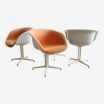 Set of 4 'La Fonda' Chairs by Ray & Charles Eames for Herman Miller 1960's