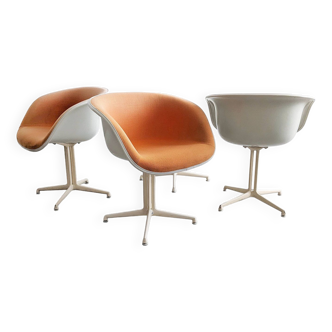 Set of 4 'La Fonda' Chairs by Ray & Charles Eames for Herman Miller 1960's