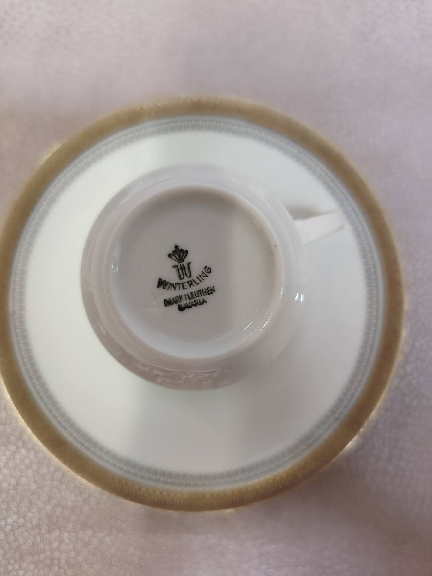 Set of 3 cups and saucers Winterling Bavaria