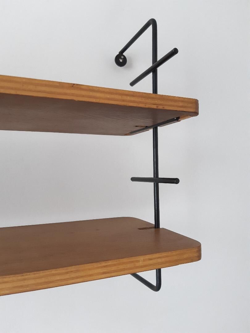 1950s wall string shelf
