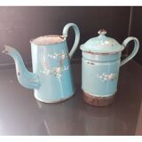 Enamelled coffee maker