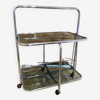 Richard folding metal and glass server