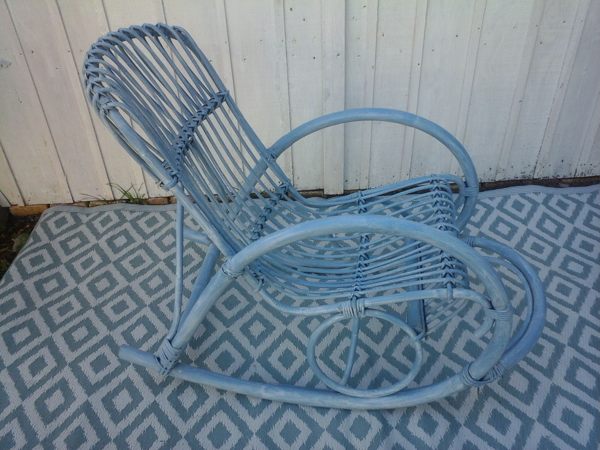 Rattan rocking