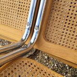 Set of 6 B32 chairs Marcel Breuer Italy design -1970s