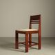 Ensemble de 4 chaises de salle à manger en chêne de l'École de La Haye, 1925-1935