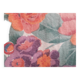 Rectangular floral tablecloth