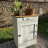Old Parisian sideboard with 1 door and 1 drawer