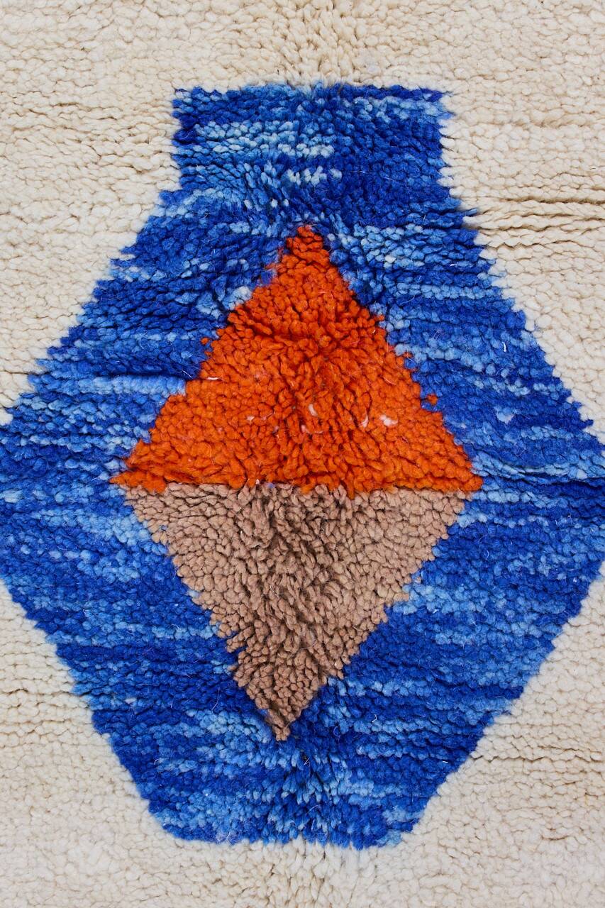 Traditional handwoven Beni Ouarine rug 150x250 free shipping
