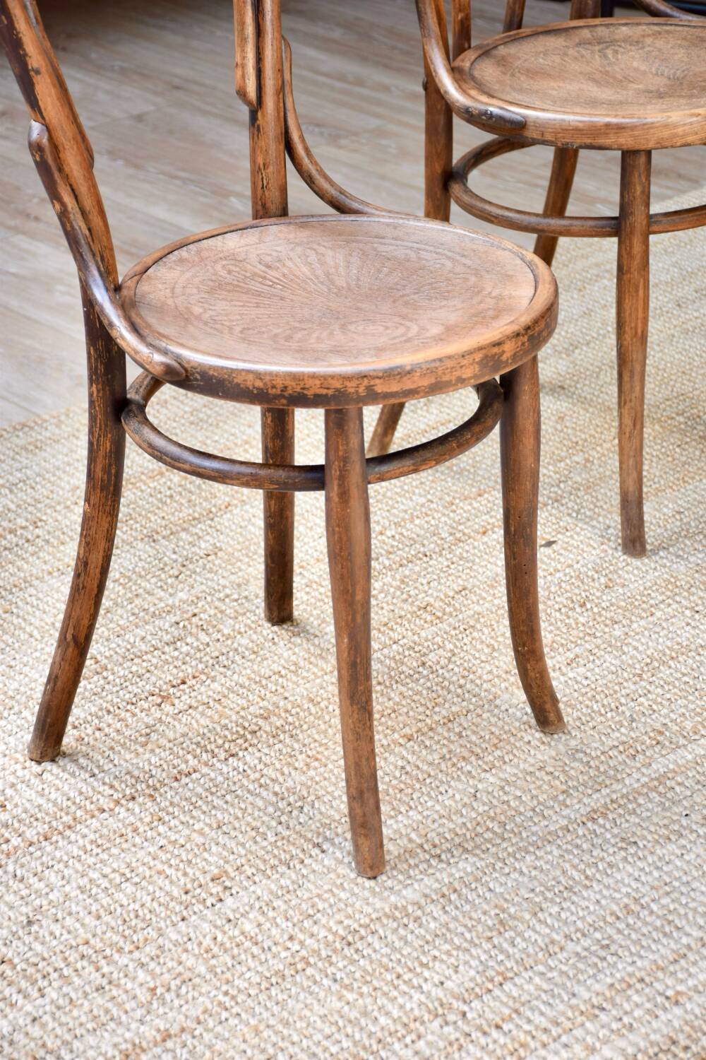 Thonet wooden bistro chairs n14 and n18
