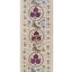 Hand knotted rug, vintage Turkish rug 54x187 cm