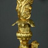 Bronze Candelabra, after J-A. Meissonnier, Rococo style, Napoleonic era