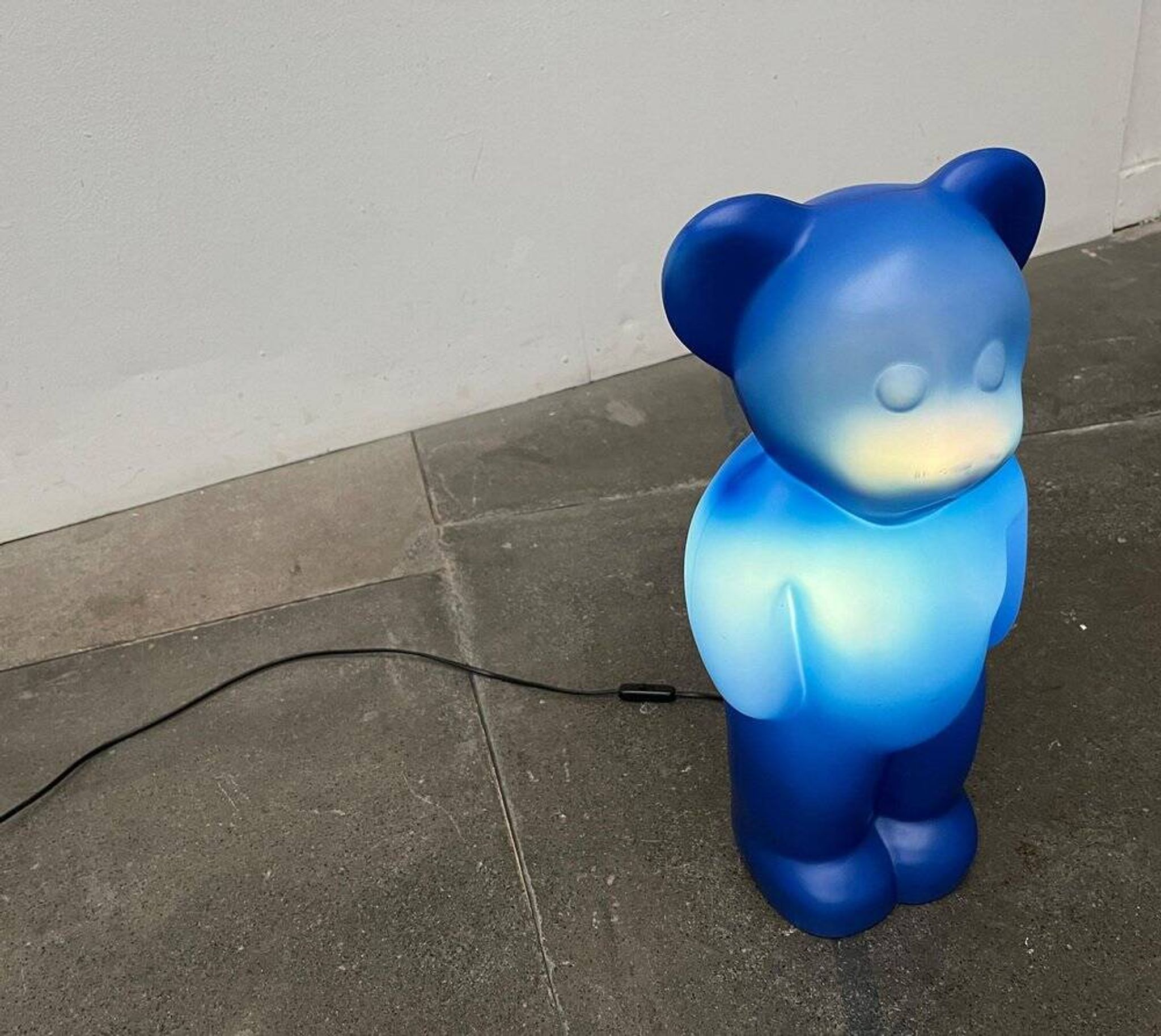 Postmodern Floor Lamp Bear Lumibär German by Klein & Leidig for Flötotto, 1990s