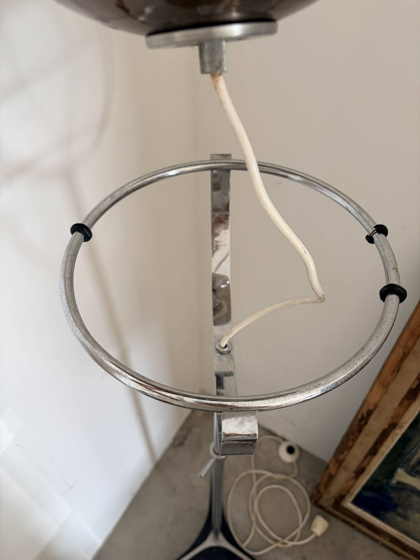 Lampadaire vintage Raak globe 2000