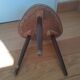 Formica tripod side table