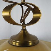 Lustre en verre de Murano et laiton avec double support