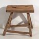 Antique wabi-sabi bedside table (c. 1900)