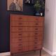 Chest with drawers and Scandinavian teak felling
