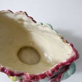 Old barbotine small earthenware planter