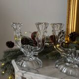 Vintage glass chandeliers