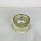 Vide poche glaçon verre massif vintage, cendrier