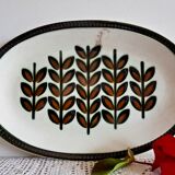 Flat oval presentation Boch La Louvière model Rambouillet